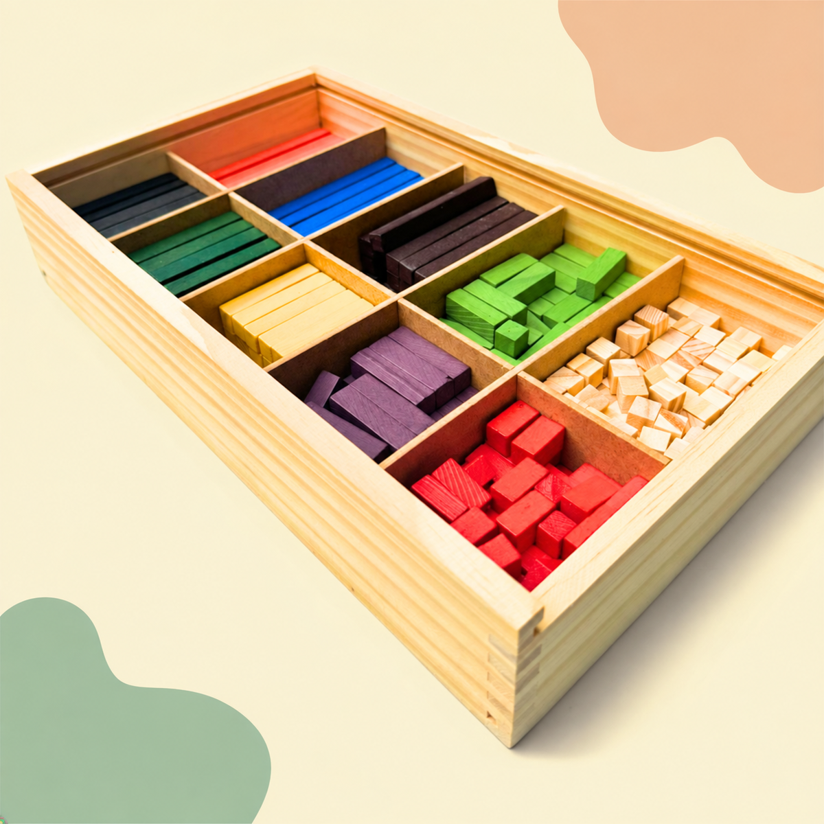 Escala Cuisenaire do Kit Matemática Completo Titolin