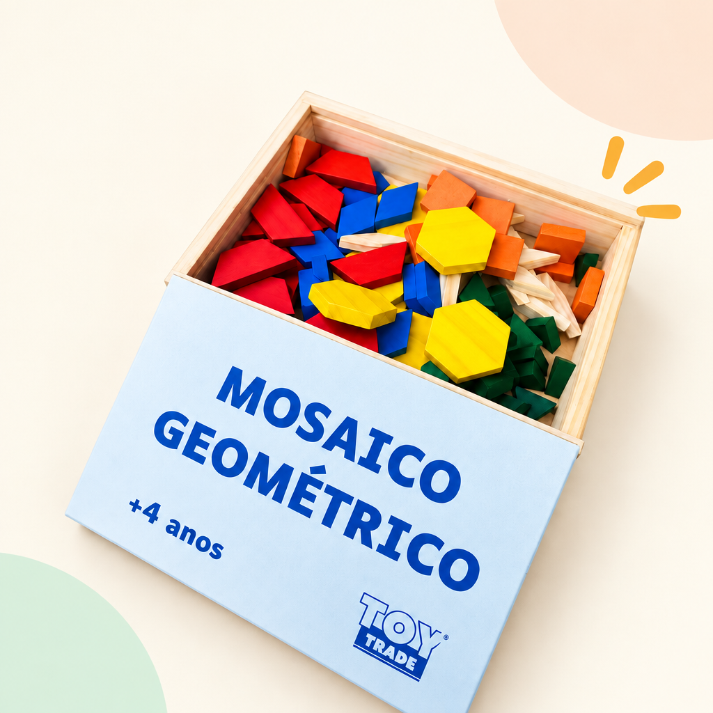 Mosaico Geométrico do Kit Formas e Descobertas Titolin