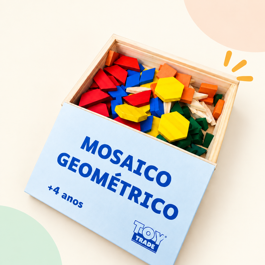 Mosaico Geométrico do Kit Formas e Descobertas Titolin