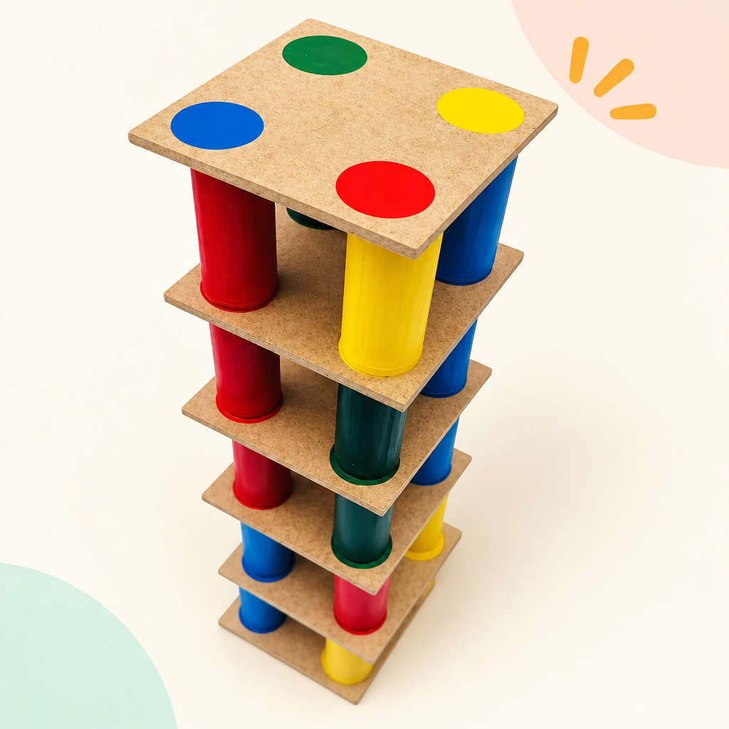 Torre Inteligente do Kit Raciocínio e Construção Titolin