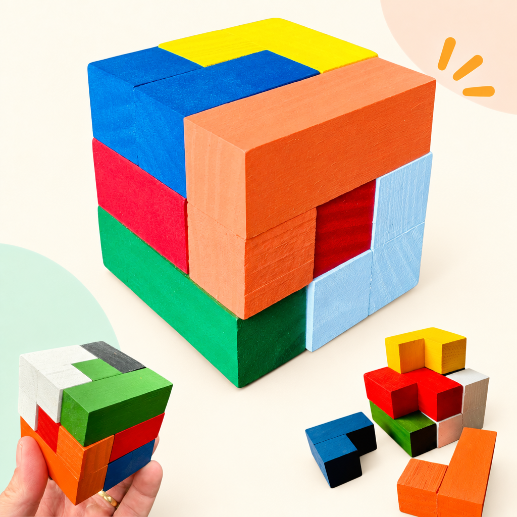 Cubo 3D do Kit Brincar em Família Titolin